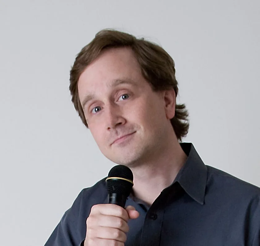 Patrick D. Stuart performing stand-up comedy