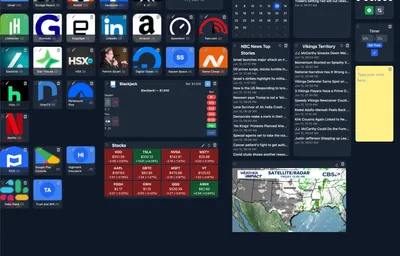 Personal Bookmarks Dashboard project screenshot